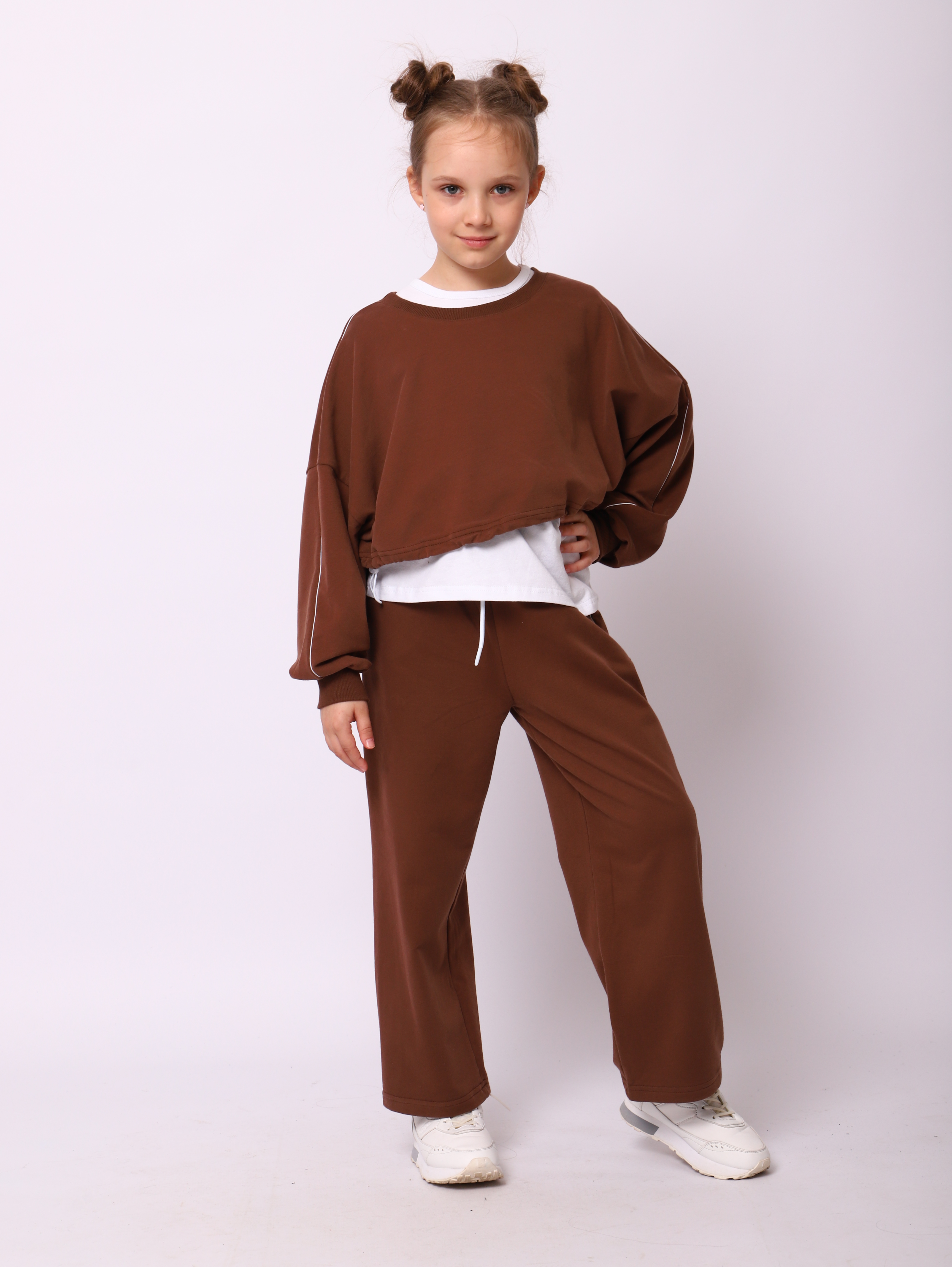 Костюм ЛАДОШКИ Костюм Алексия коричневый - фото 7