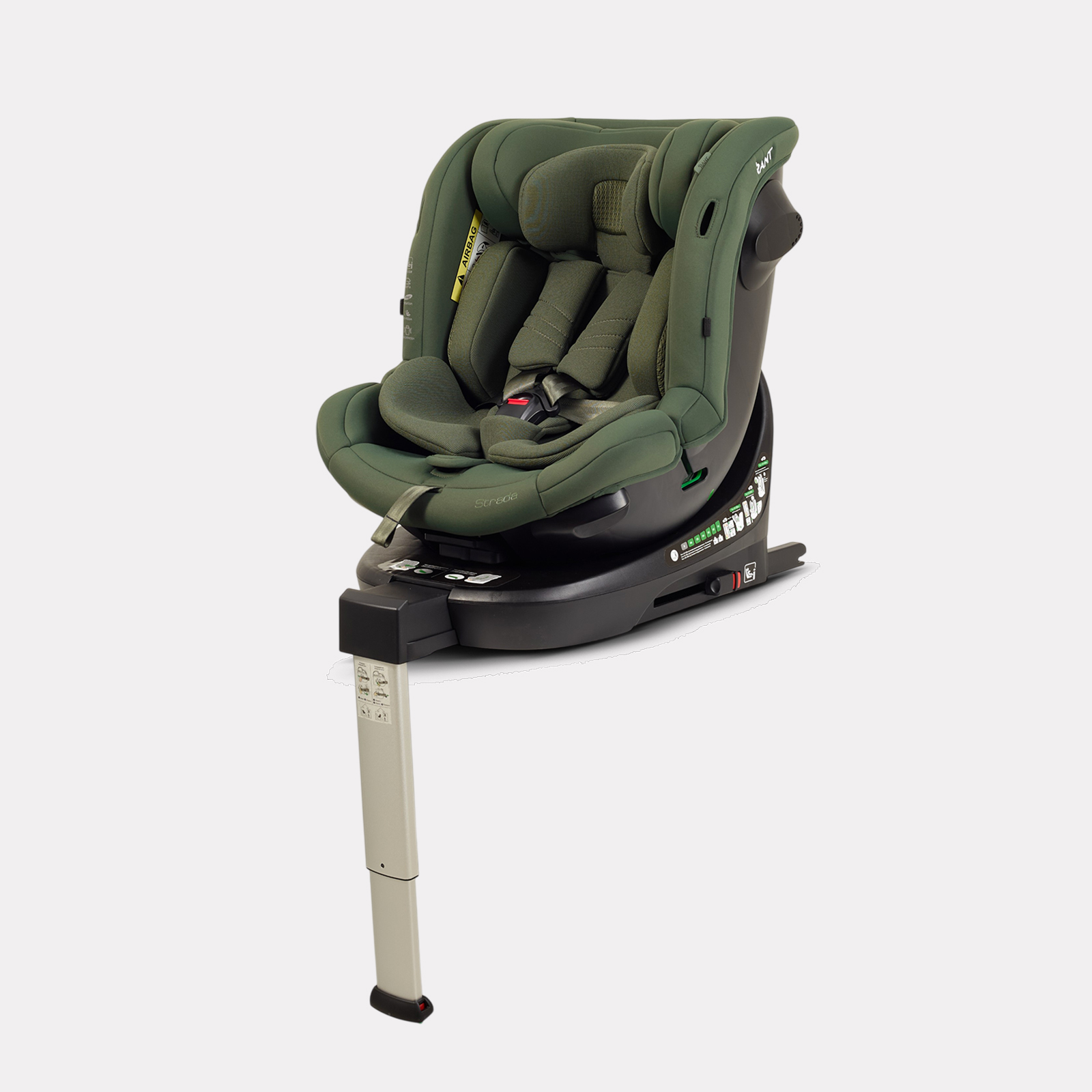 Автокресло Rant Страда Isofix 0+/1/2/3 (0-36 кг) зеленый - фото 10