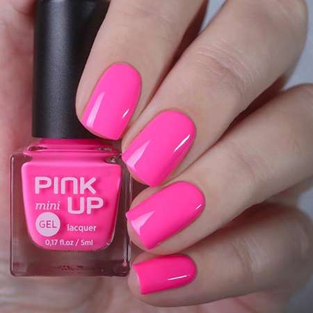 Лак для ногтей Pink Up с эффектом геля тон 21
