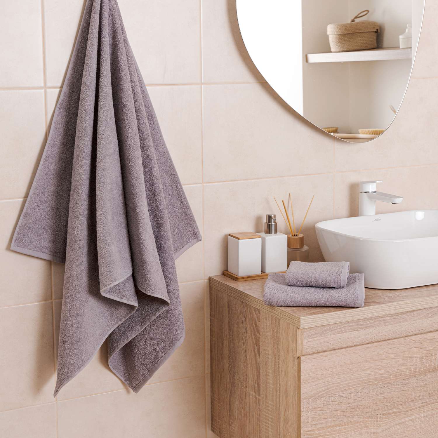 Полотенце Василиса серый 30 x 50 см - фото 3