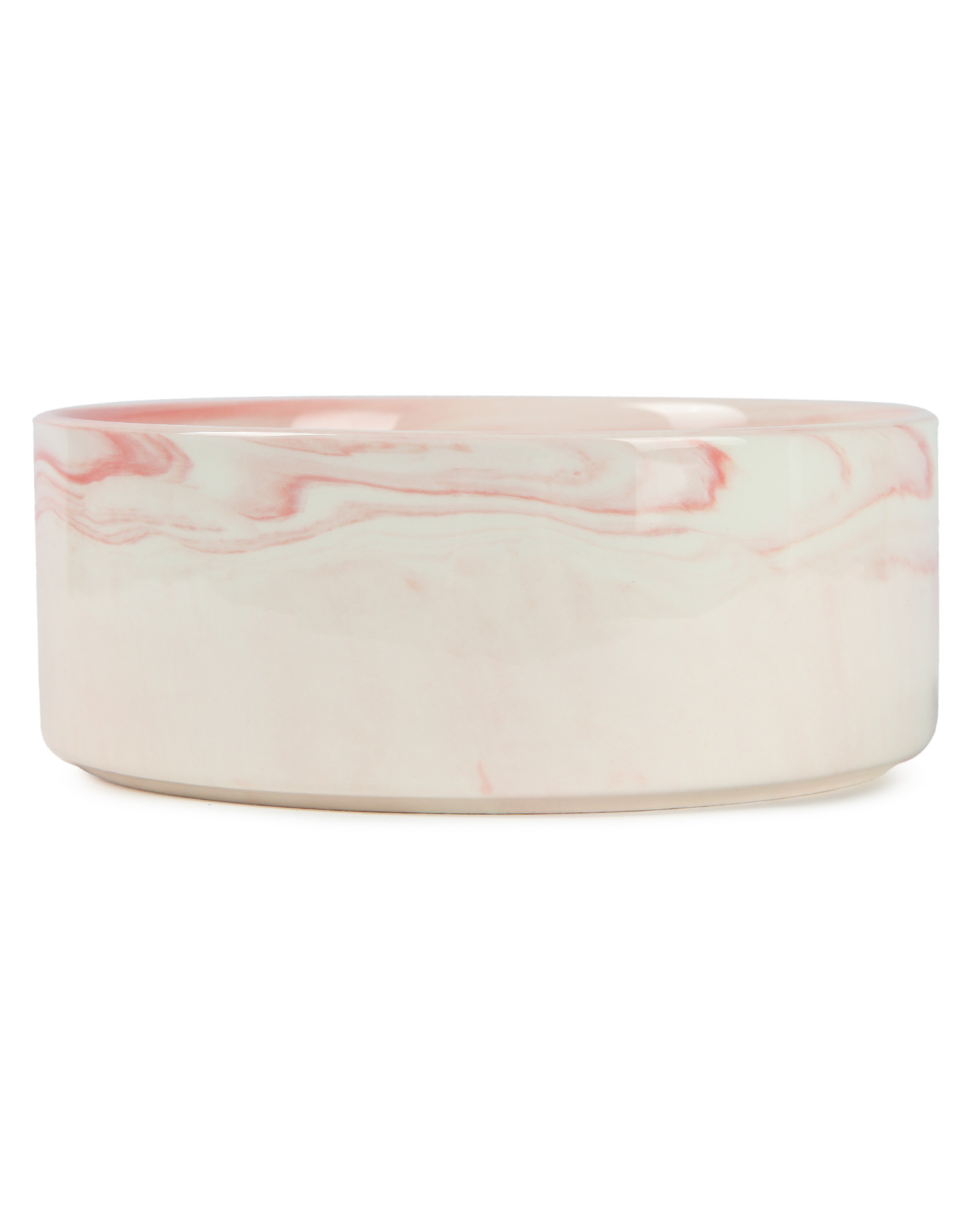 Миска для животного Barbaks Розовый мрамор 13.4*4см - фото 6