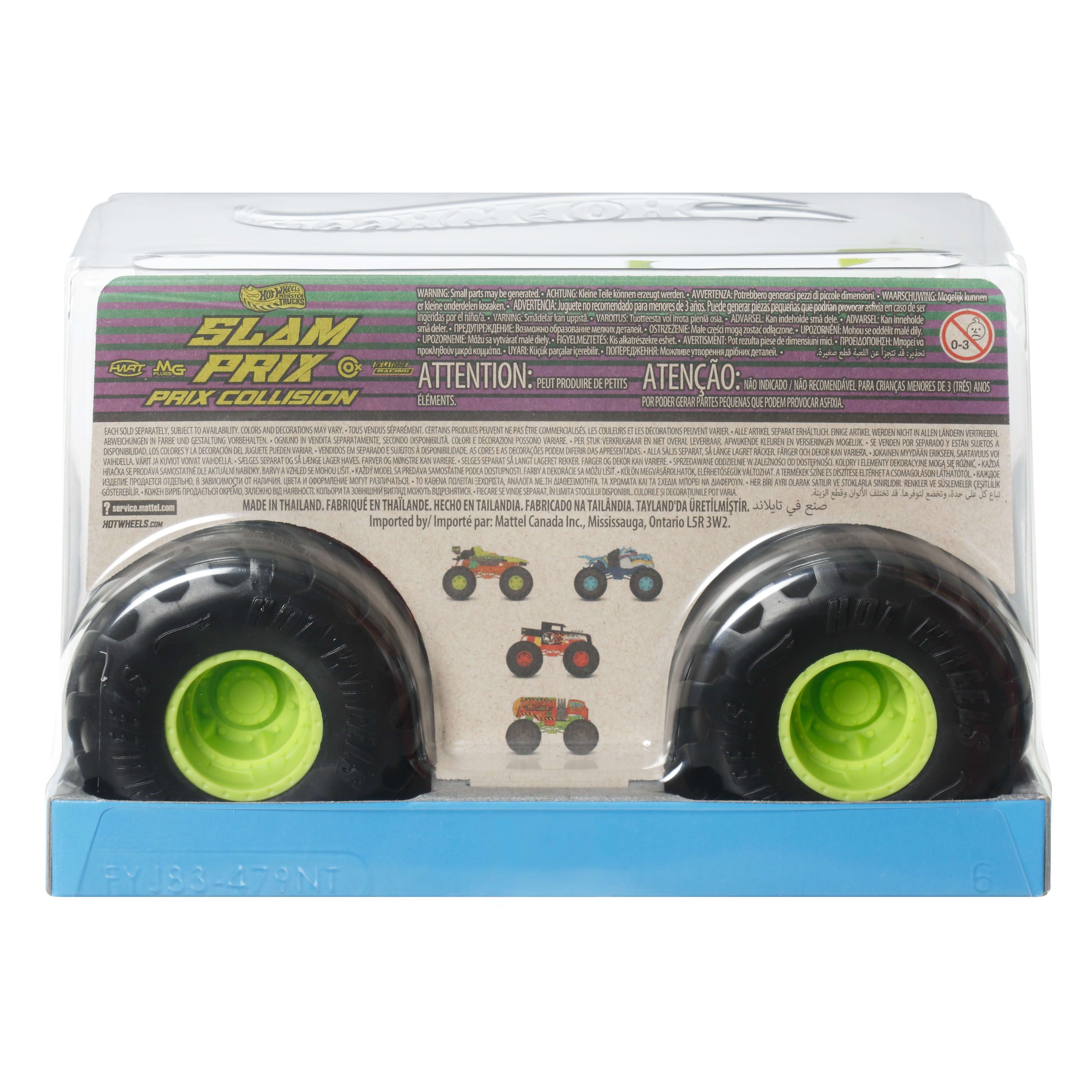 Монстр-трак Hot Wheels Slam Prix 1:24 FYJ83/JCC87 - фото 2