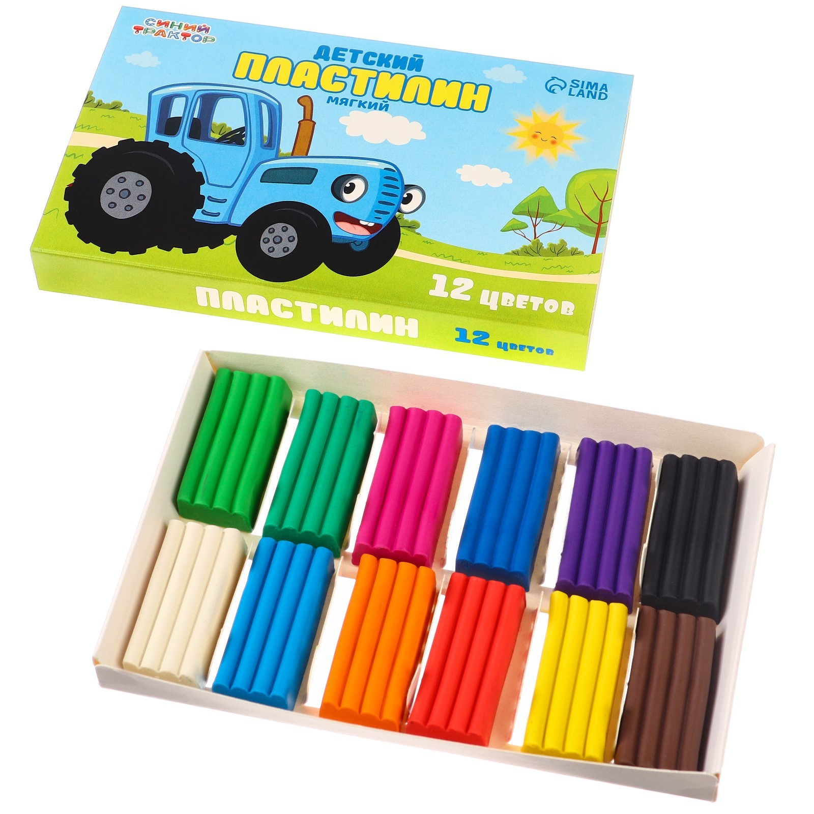 Пластилин Синий трактор - фото 4