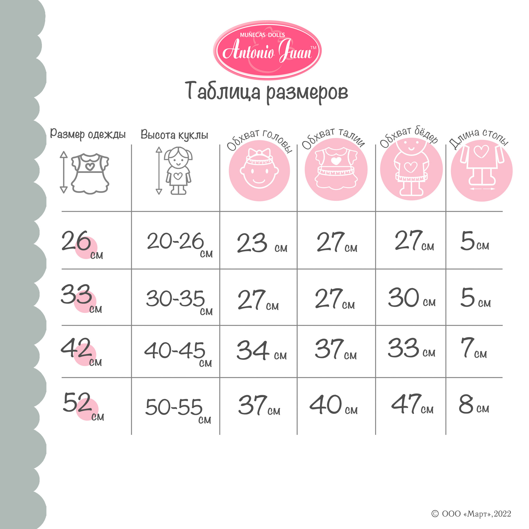 Одежда для кукол Antonio Juan 91026-15 - фото 12