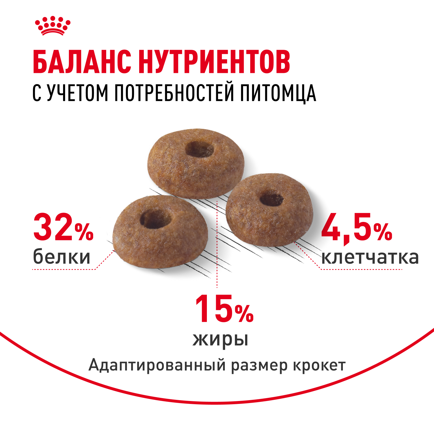Корм для кошек ROYAL CANIN Fit 32 для взрослых умеренно активных кошек от 1года сухой 0.2кг - фото 4