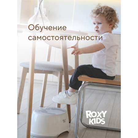 Ступенька-подставка детская ROXY-KIDS для унитаза и кровати, цвет серый