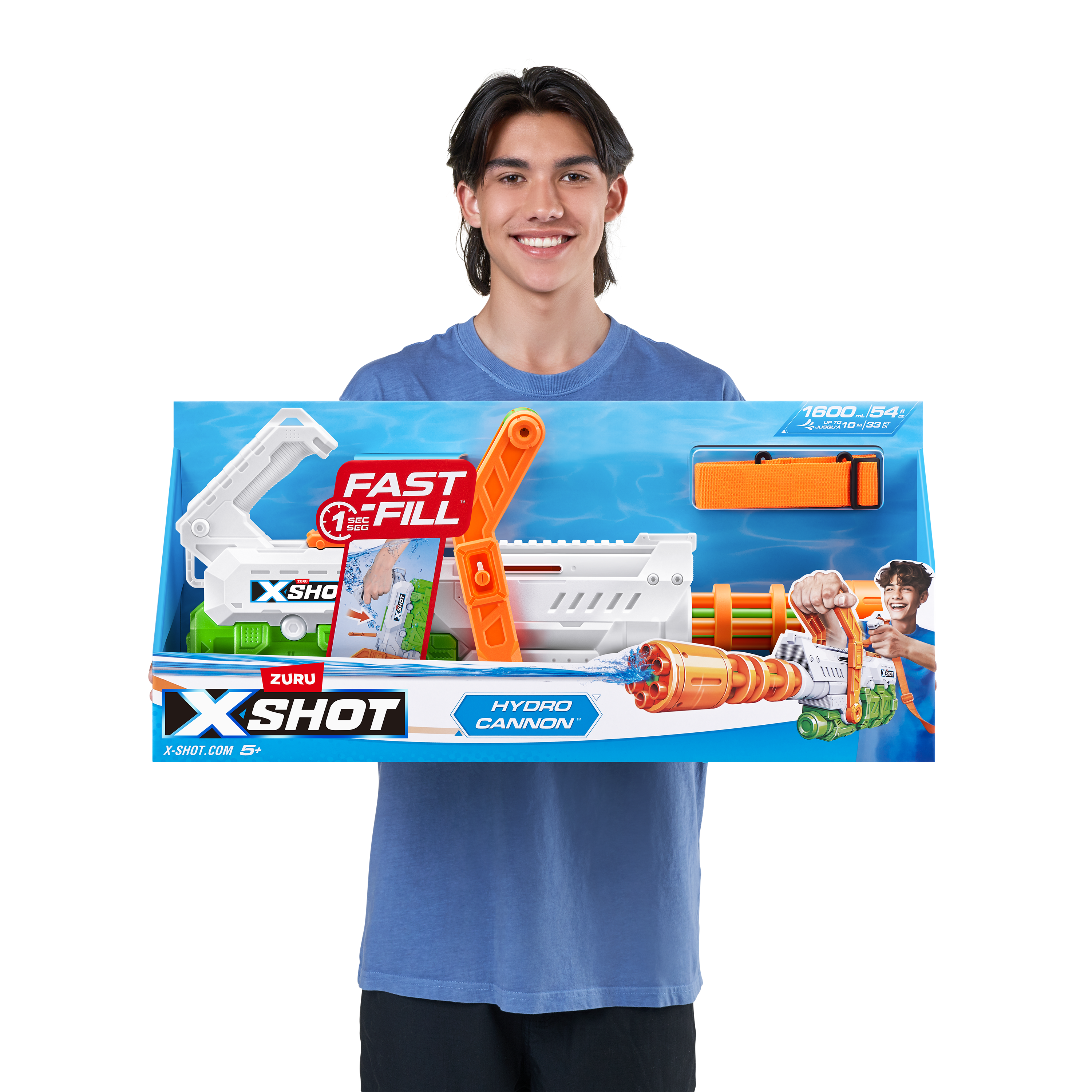 Бластер водный Zuru XSHOT  Fast Fill Hydro Cannon - фото 5