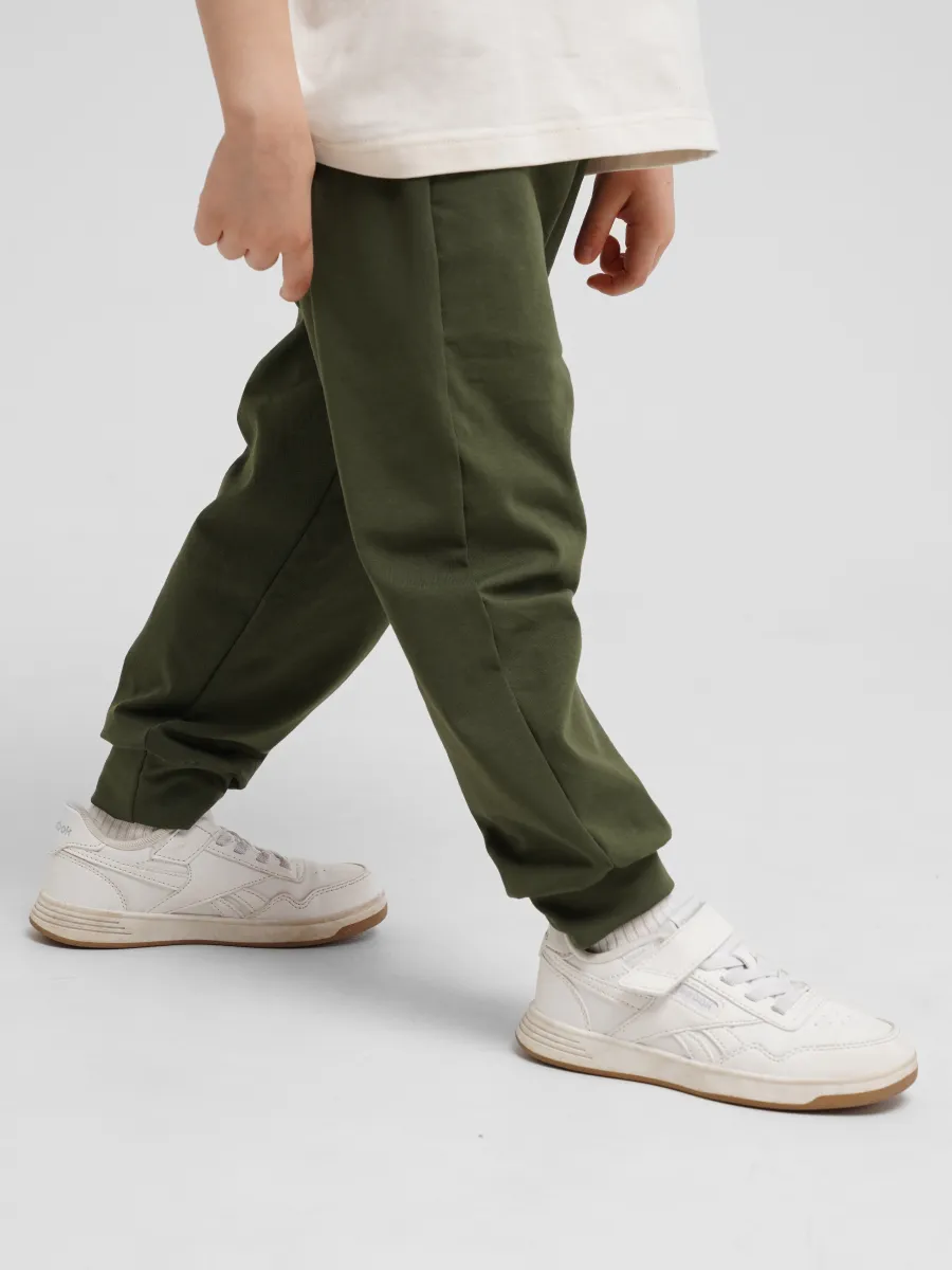 Спортивные брюки 2 шт Супер Пупс 2пр/штаны/хаки/шоколад - фото 19