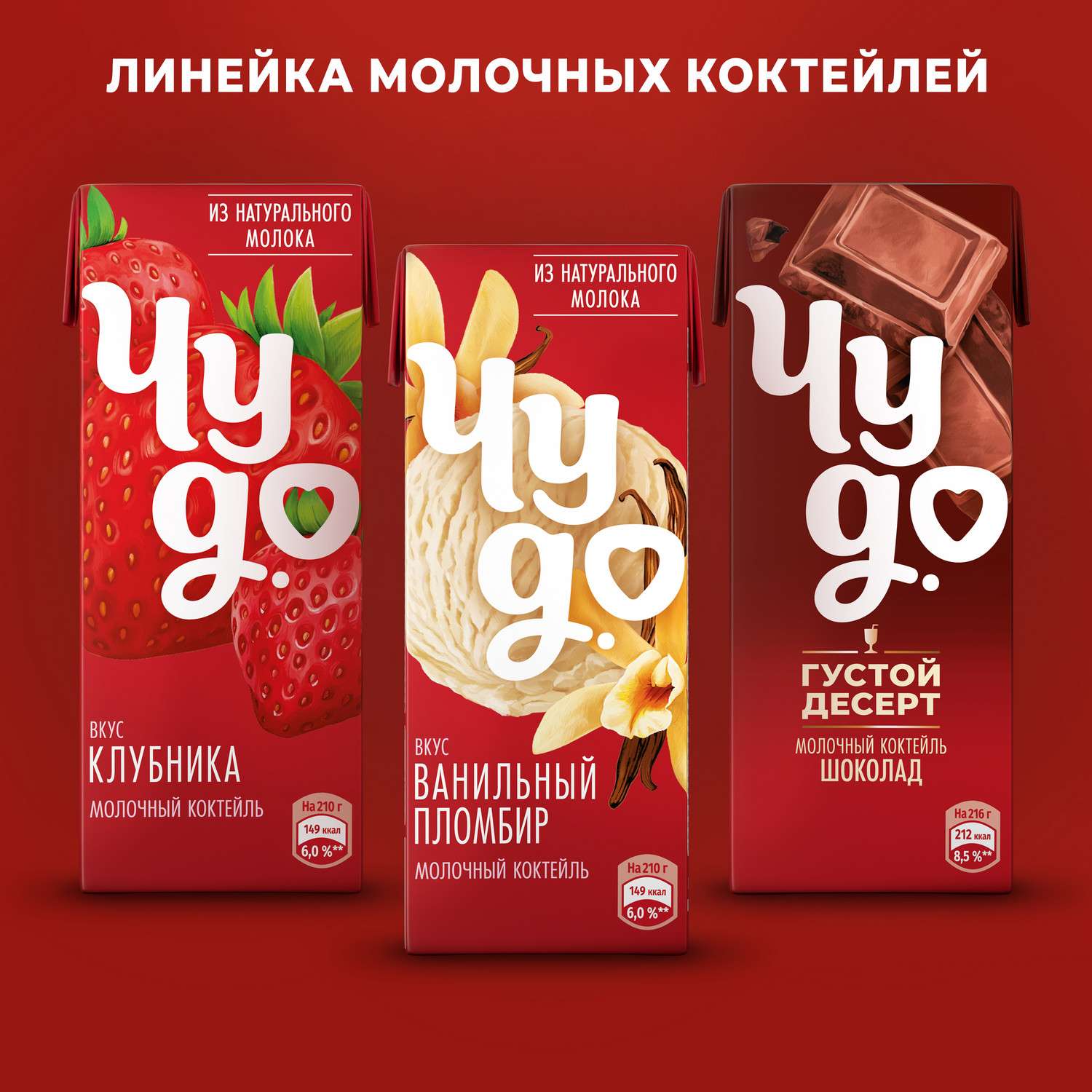 Коктейль молочный Чудо клубника 2% 200мл - фото 5