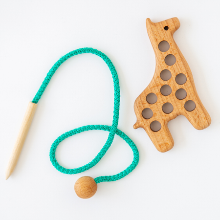 Игрушка Mag Wood шнуровка Жираф