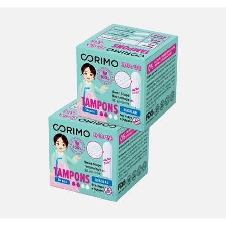 Женские гигиенические тампоны CORIMO (Regular S) 16 шт.