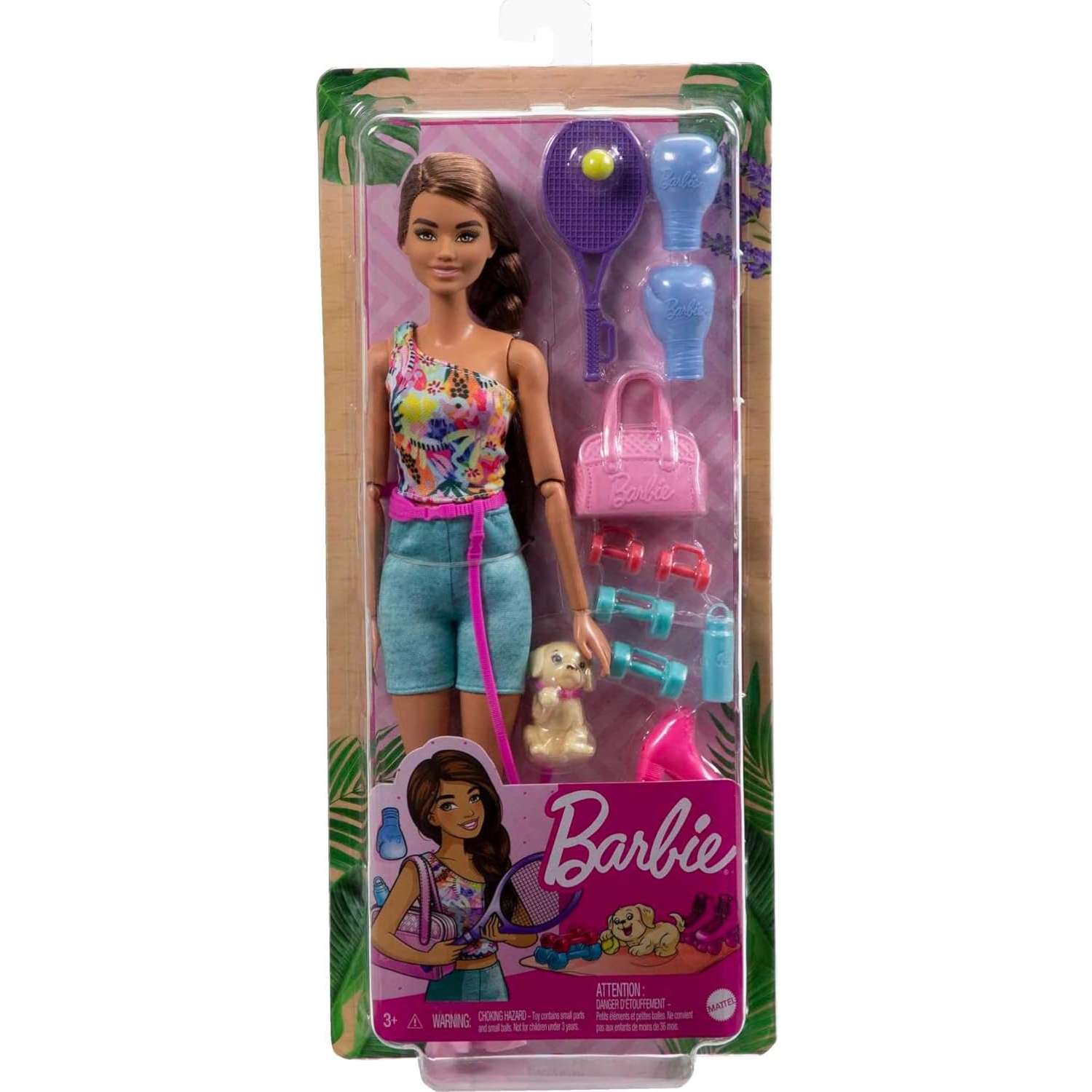 Кукла модельная Barbie Спортсменка с щенком HKT91 - фото 6