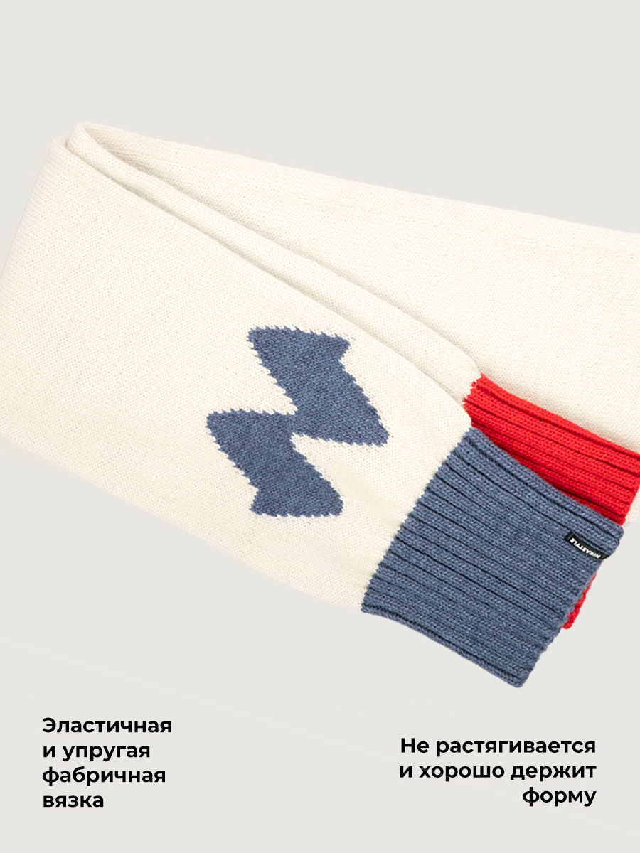 Шарф NIKASTYLE 17з53026 молоко - фото 4