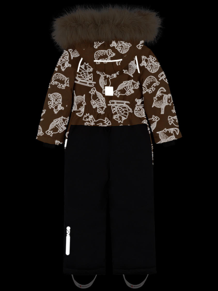 Комбинезон NIKASTYLE 8з1924 кэмел/черный - фото 11