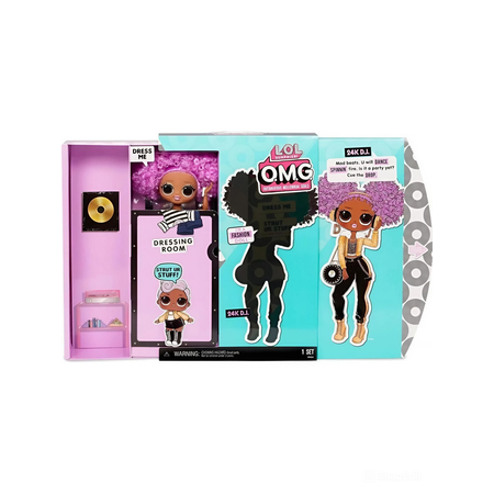 Кукла модельная L.O.L. Surprise! OMG 24K DJ Fashion Doll высота 25 см