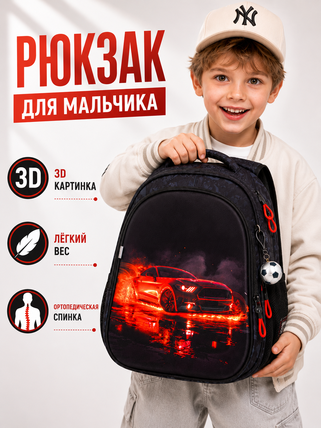 Рюкзак SkyName для мальчика - фото 1