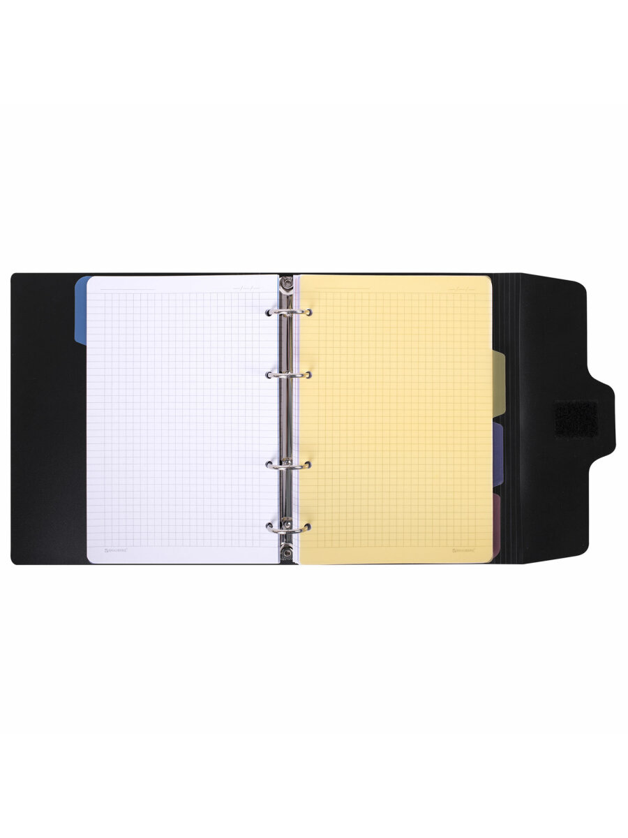 Тетрадь со сменным блоком Brauberg клетка 120 лист. - фото 12