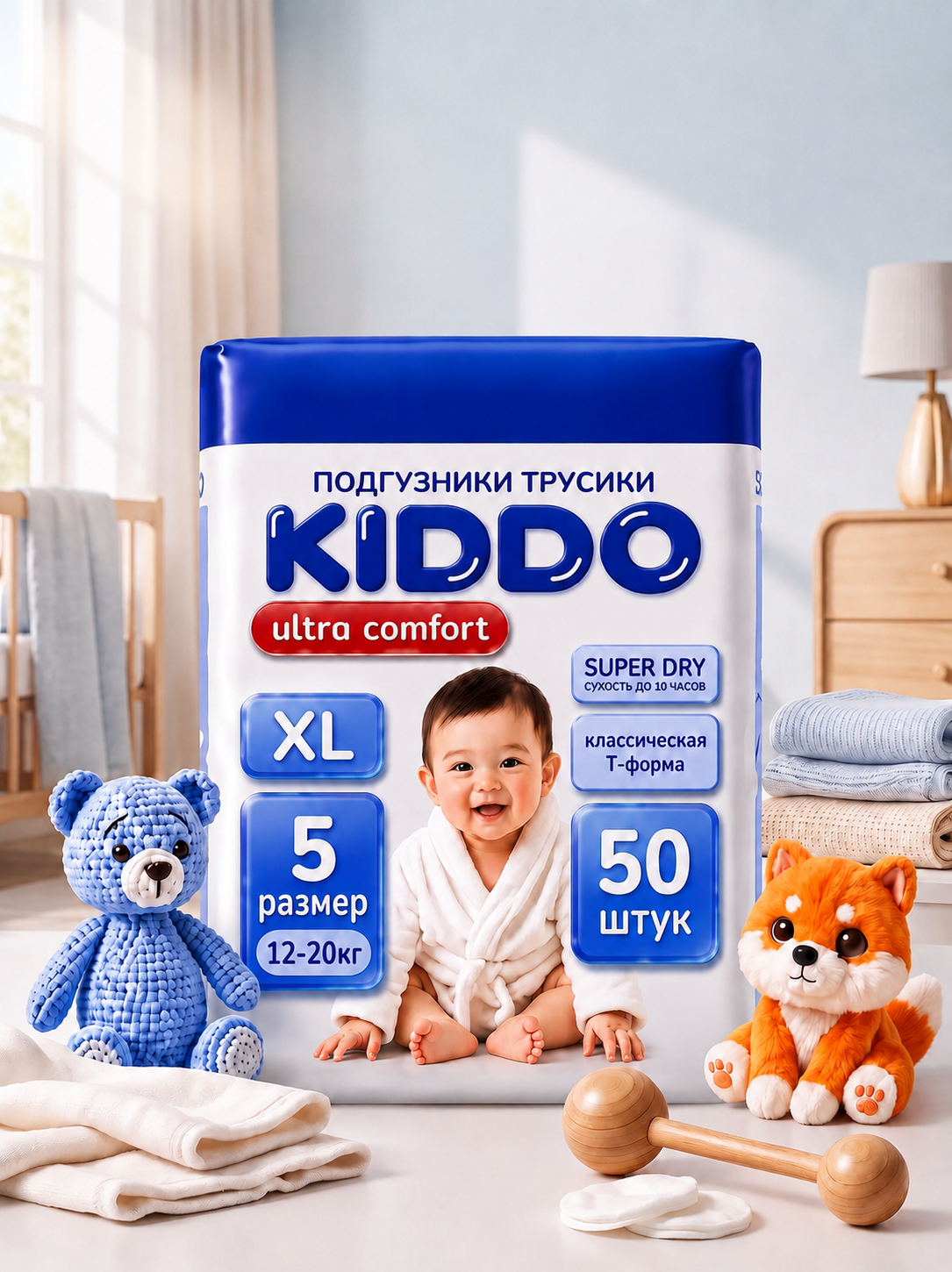 Трусики Kiddo Ultra Comfort XL (12-20 кг) 50 шт. - фото 1