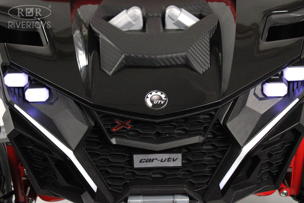 Электромобиль RIVERTOYS Z707ZZ-BLACK-RED С пультом ДУ - фото 12