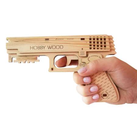 Конструктор HobbyWood Резинкострел Рекс деревянный