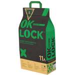 Наполнитель OK-LOCK 11 л комкующийся, растительный
