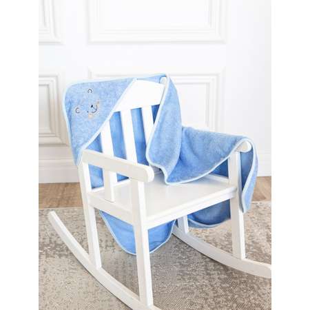 Полотенце для новорожденного Baby Nice с капюшоном уголком 75х75 см