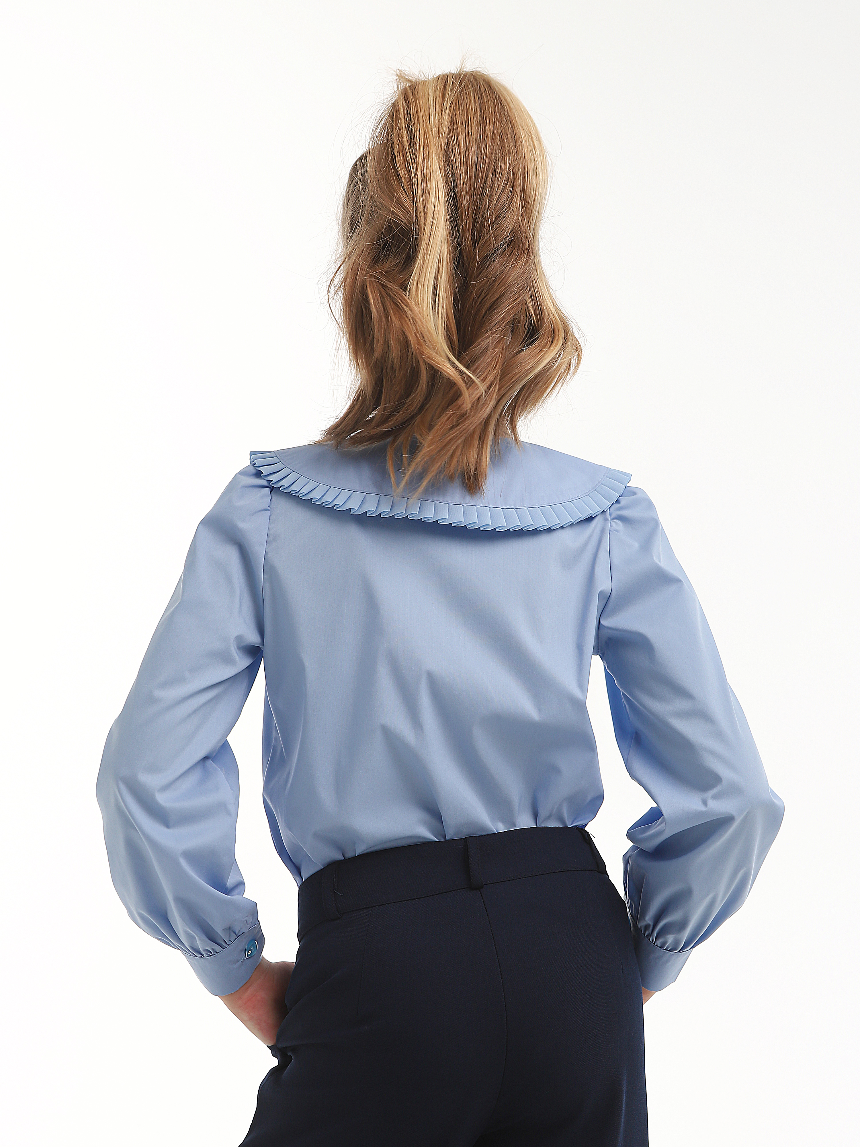 Блузка СИНЯЯ МОДА W1503A-G39 - фото 12