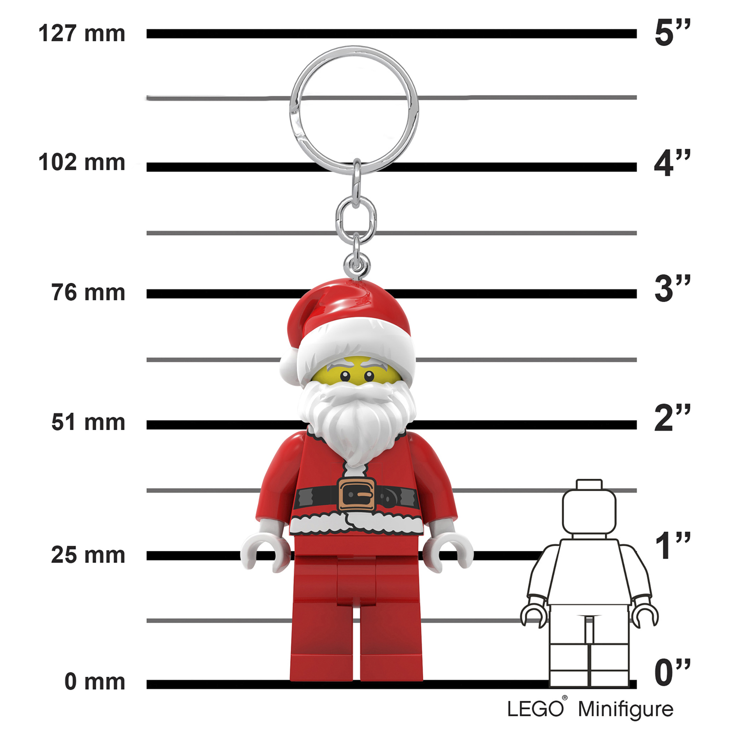 Брелок LEGO Minifigures - Санта Клаус 1 шт. - фото 9