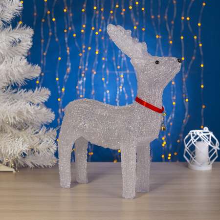 Светодиодная Luazon фигура «Оленёнок гордый» 30 × 40 × 11 см акрил 40 LED 220 В свечение белое