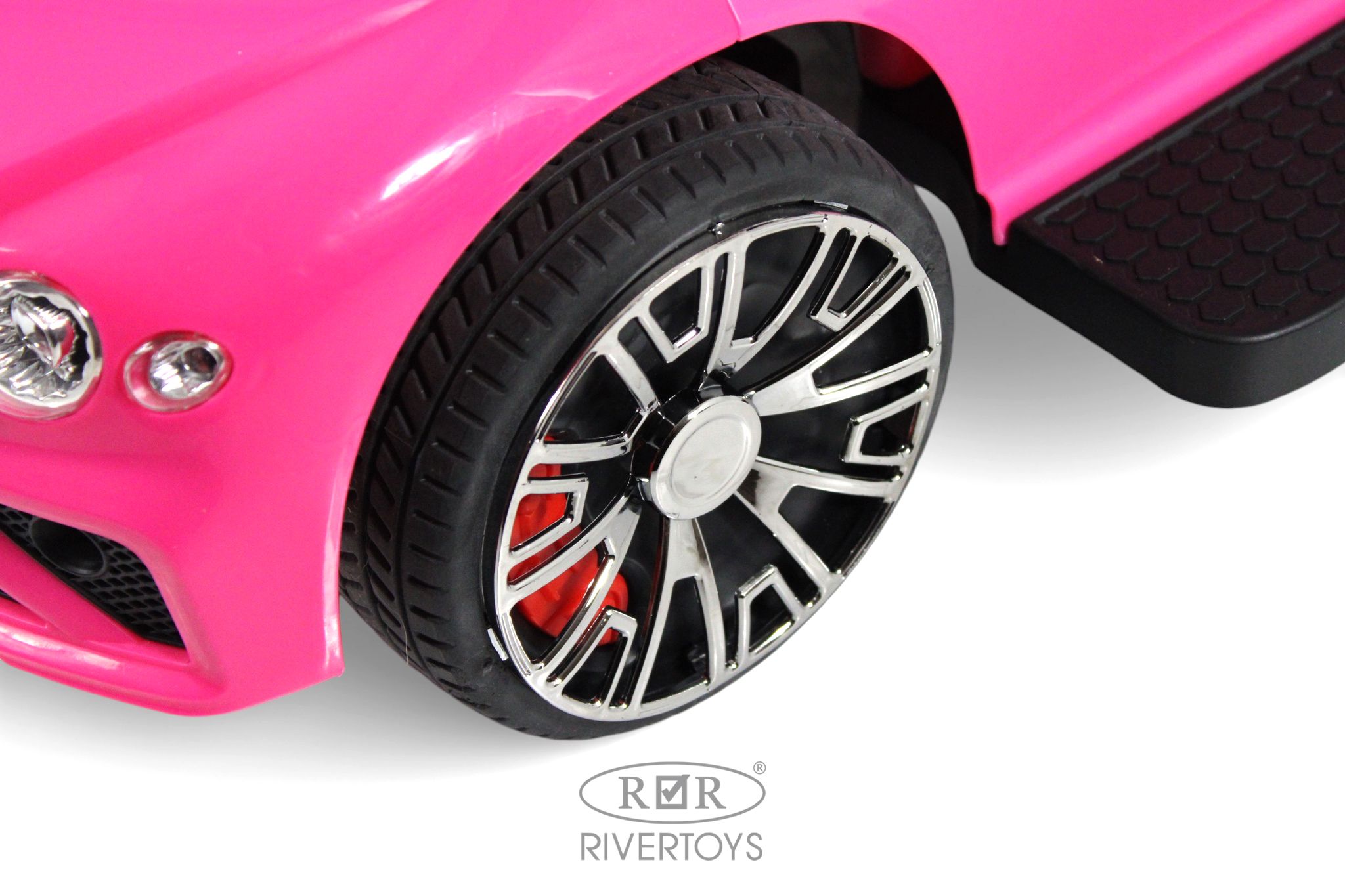 Каталка RIVERTOYS Z005ZZ-TP-PINK розовый - фото 8