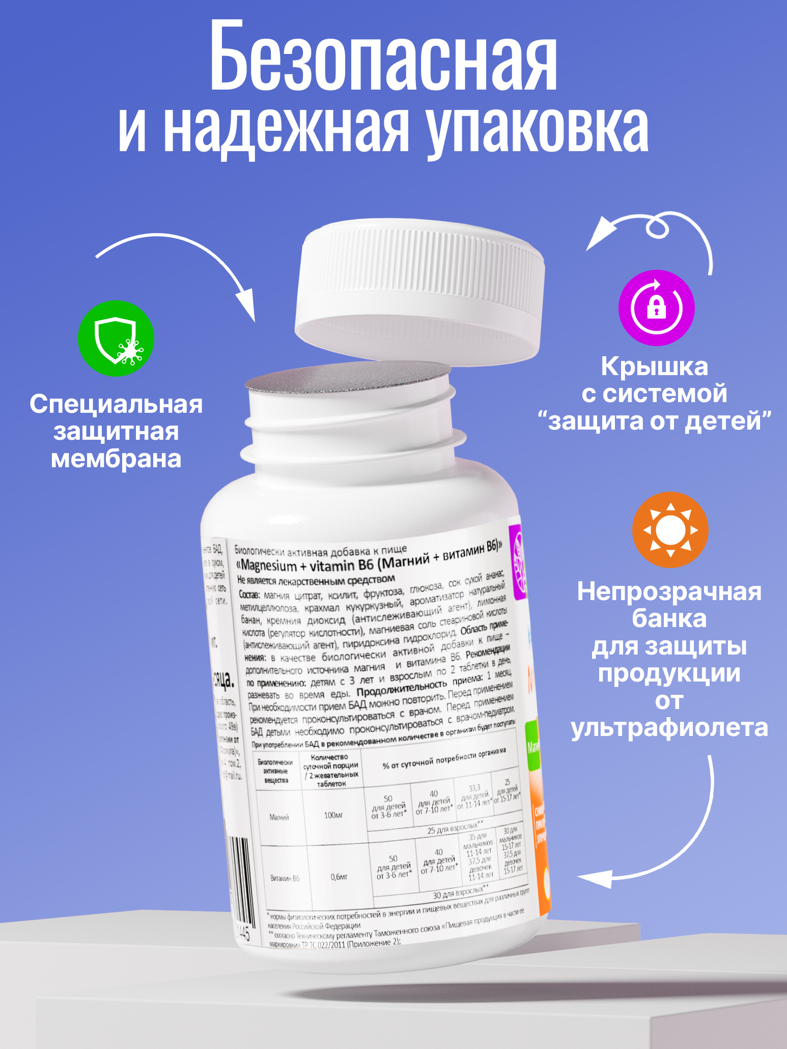 Магний В6 жевательный ананас Green Leaf Formula банан витамины для детей для нервной системы успокоительное - фото 9