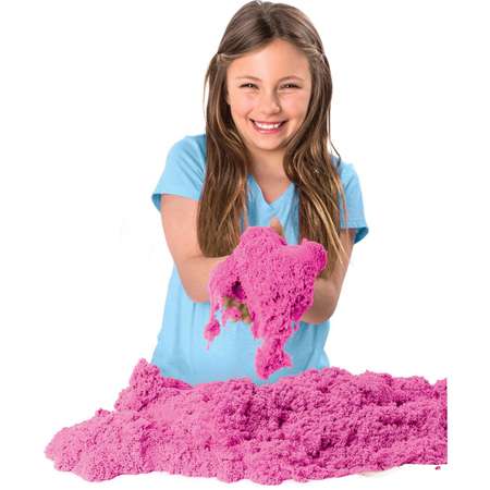 Кинетический песок Kinetic Sand 0.9 кг (розовый)