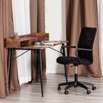 Компьютерное кресло TETCHAIR Стафф флок ткань черный
