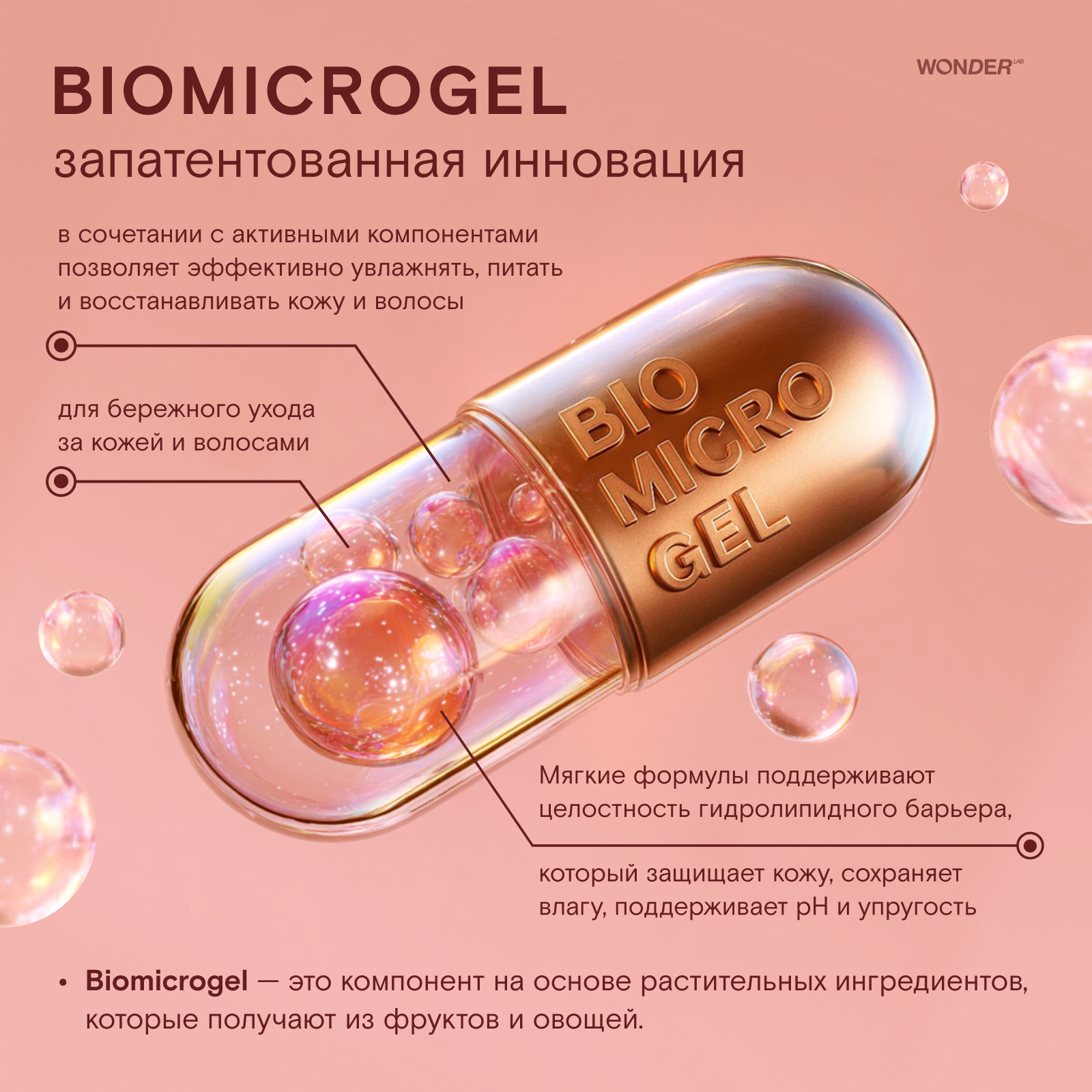 Шампунь WONDER Lab 380 мл - фото 6