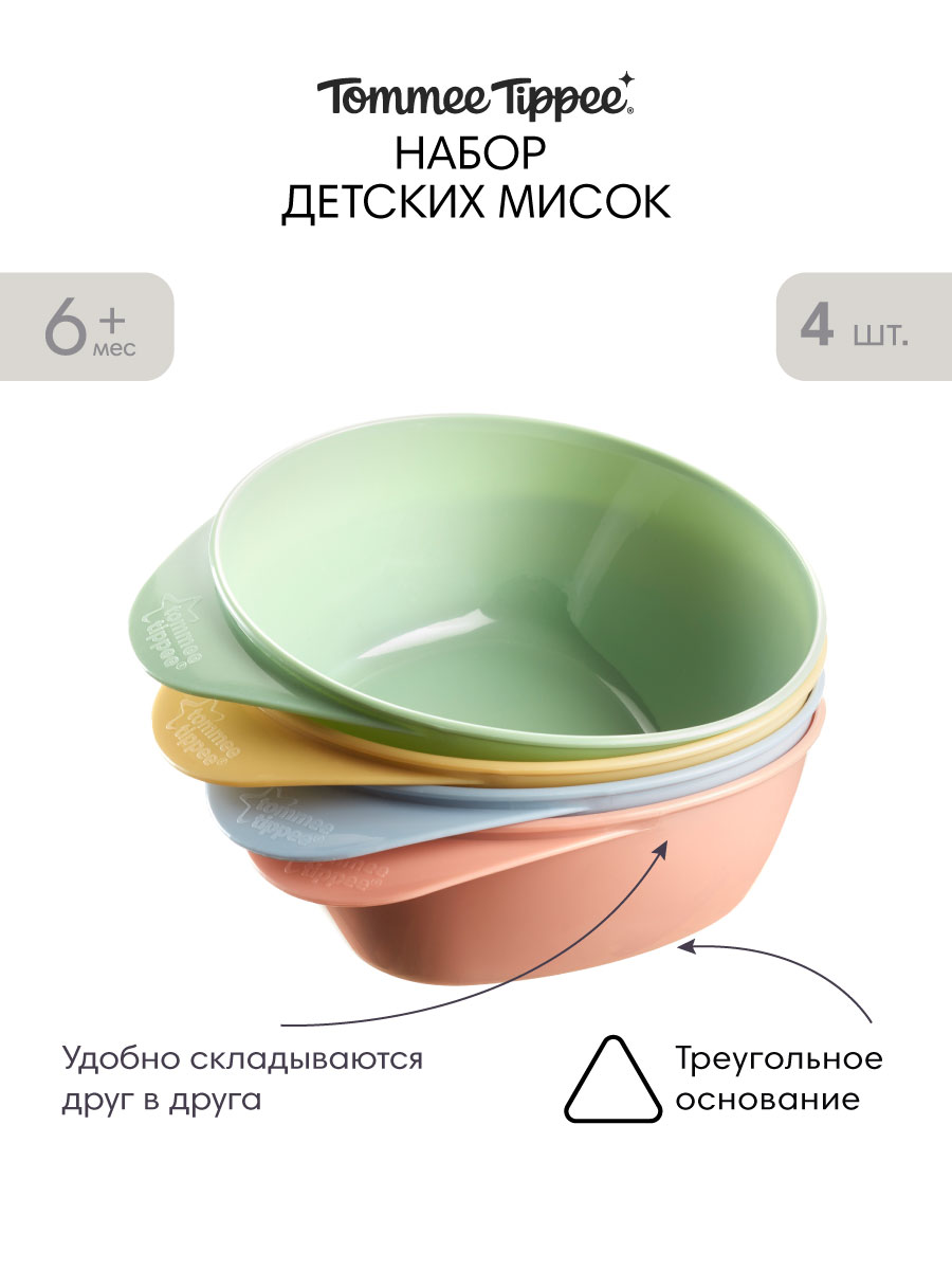 Тарелка Tommee tippee 4 предм. - фото 1
