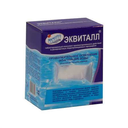 Средство для очистки воды МАРКОПУЛ КЕМИКЛС Эквиталл таблетки медленного действия 1 кг