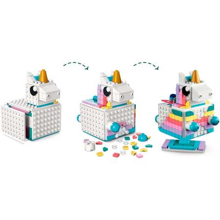 Конструктор LEGO DOTS Творческий набор Единорог 707 дет.