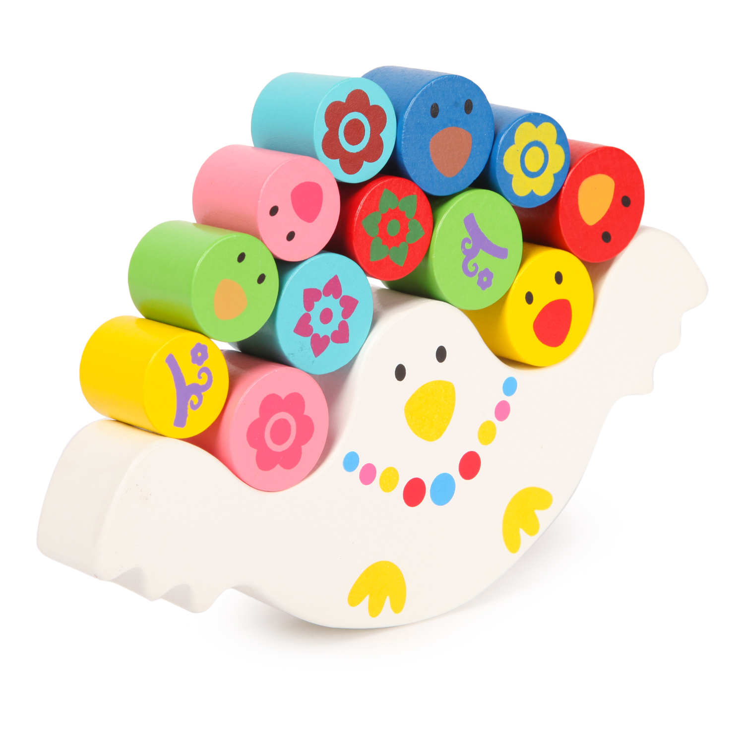 Игрушка BabyGo неваляшка Птичка-балансир - фото 3