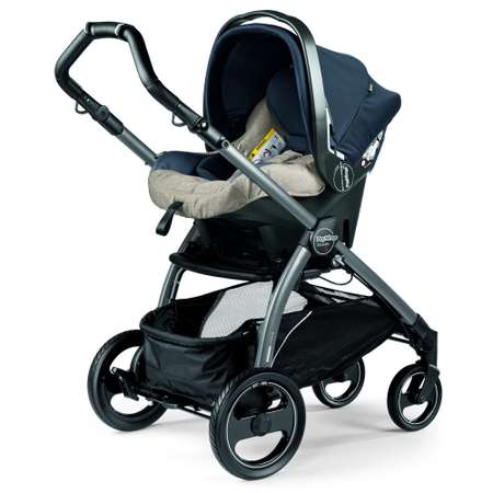 Коляска 3 в 1 Peg-Perego BookS Elite Modular Luxe Beige