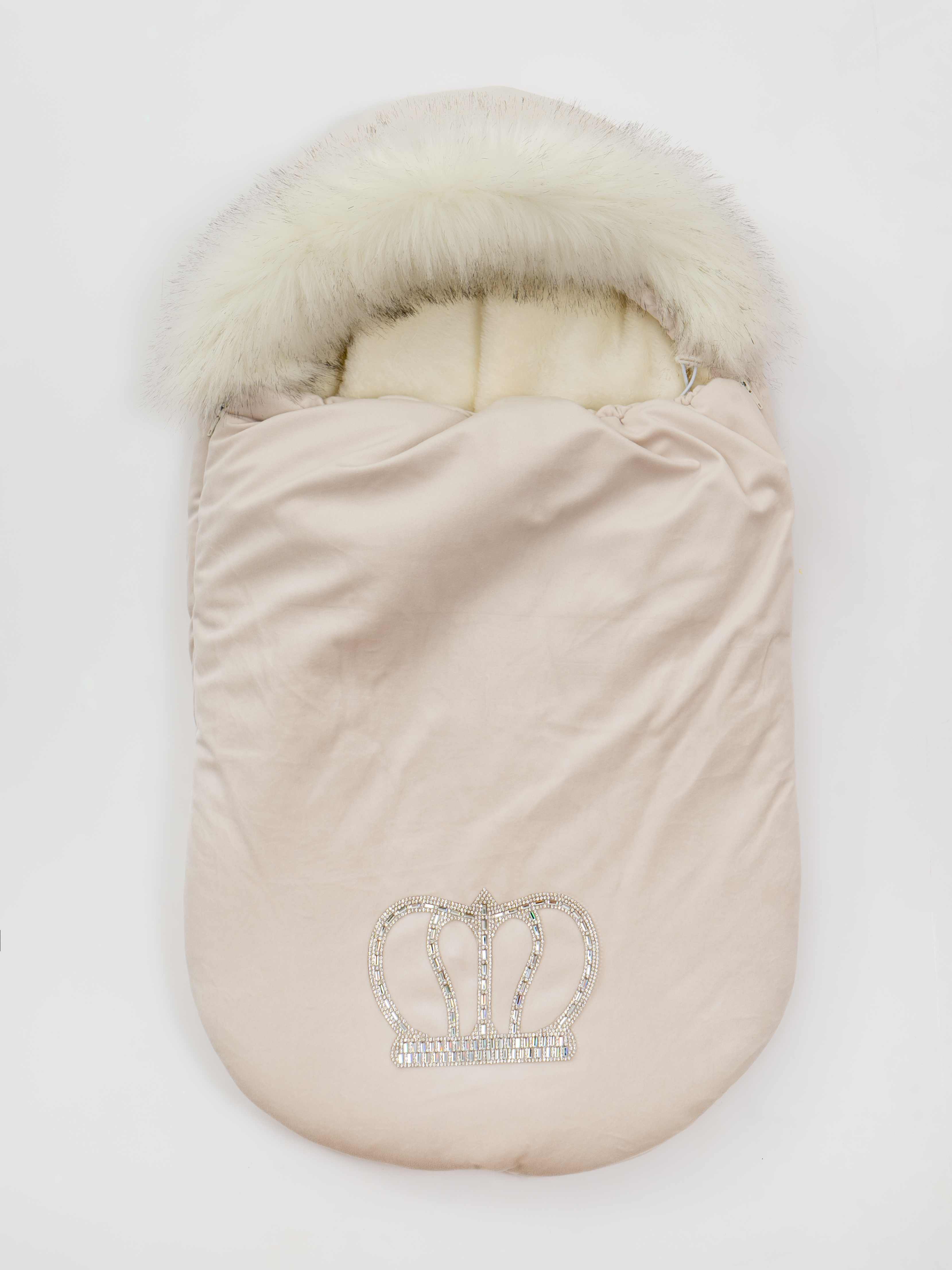 Конверт на выписку ТОСЯ БОСЯ Корона бежевый - фото 8