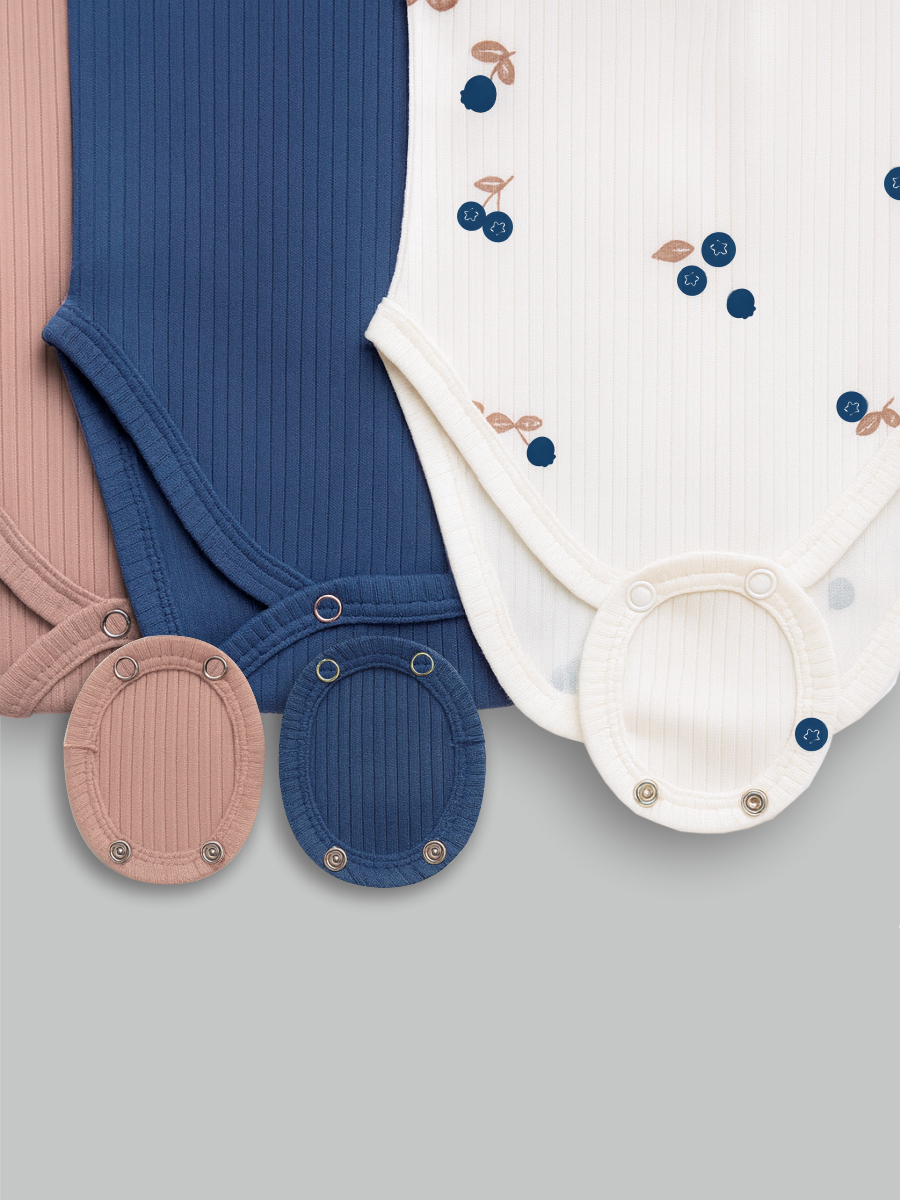 Удлинители для боди 3 шт ШВЕЙНЫЕ ИСТОРИИ удлголубика - фото 1