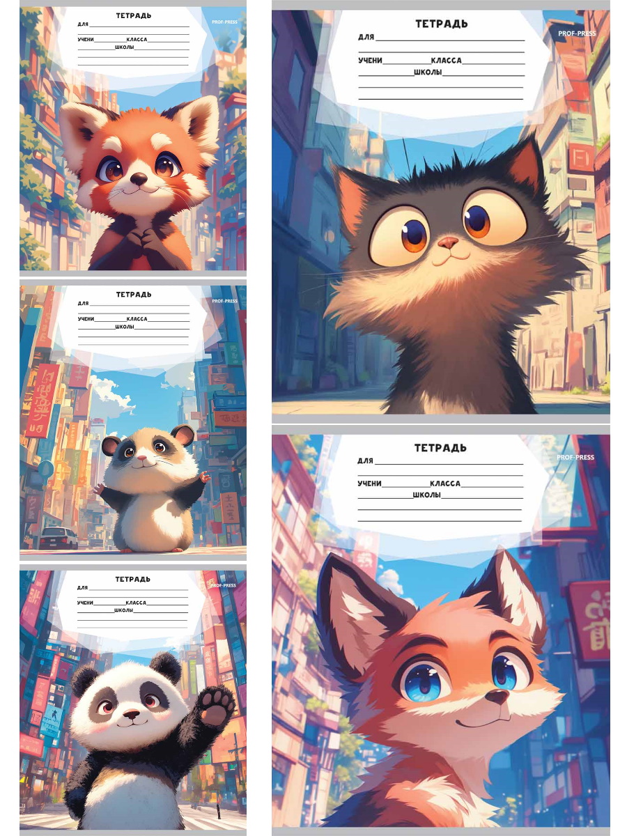 Тетрадь Profit косая линейка 12 лист. 20 шт. - фото 5