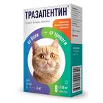 Препарат для кошек Астрафарм Тразапентин от 4кг 8таблеток