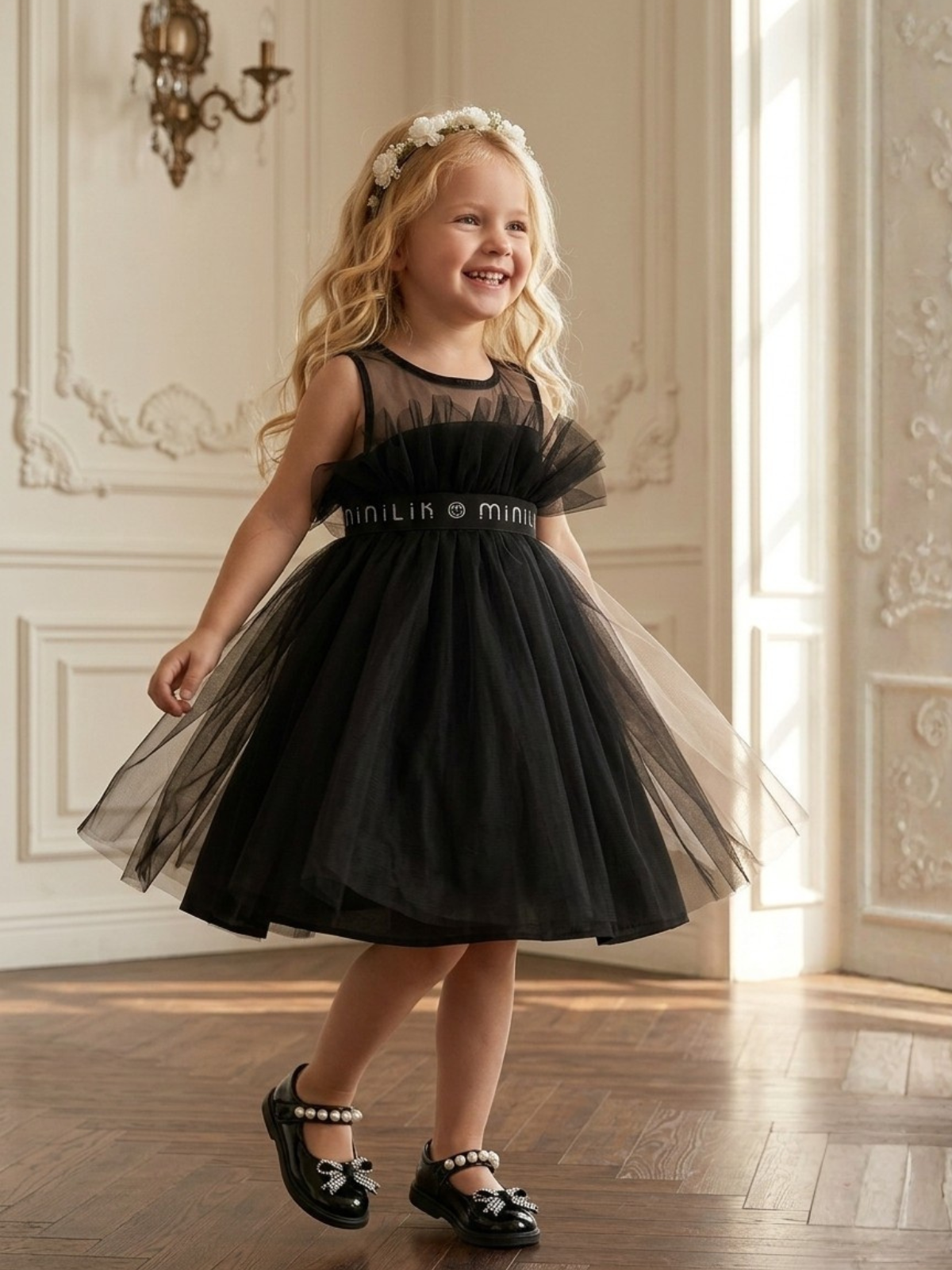 Платье Minilik ПлатьеСеткаЧерное - фото 4