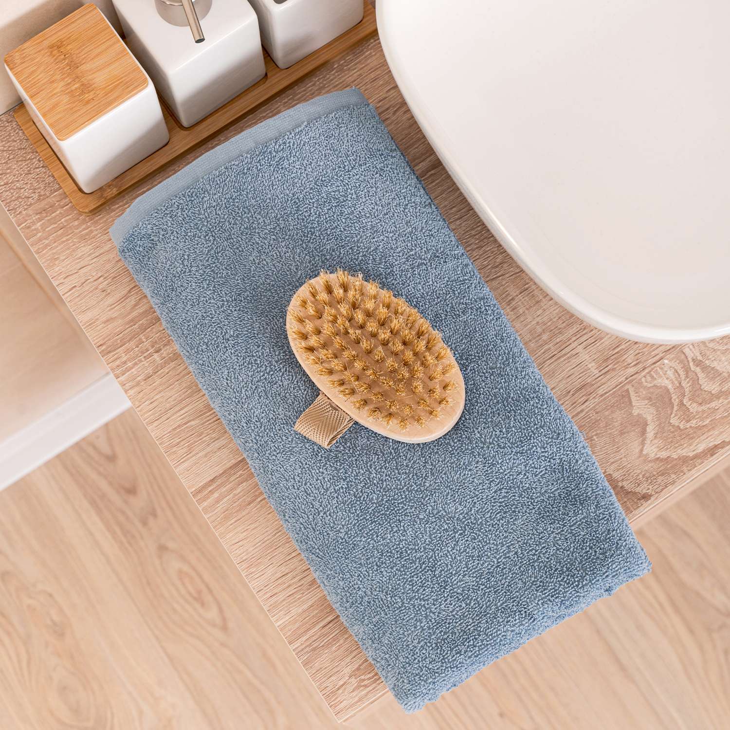 Полотенце Василиса деним 70 x 130 см - фото 3