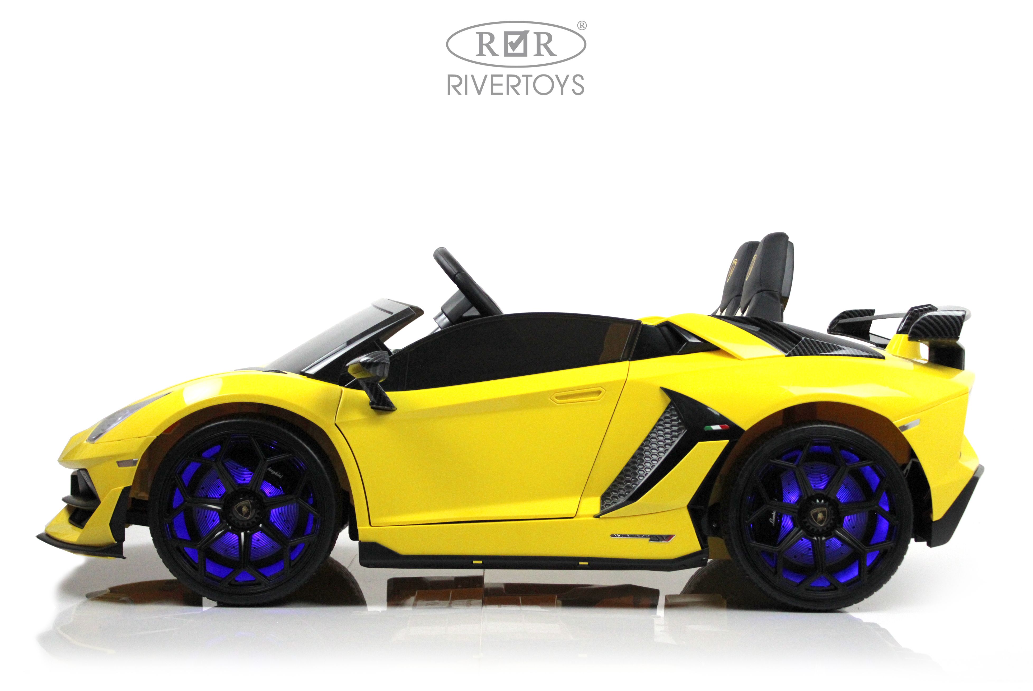 Электромобиль RIVERTOYS A111MP-YELLOW С пультом ДУ - фото 10