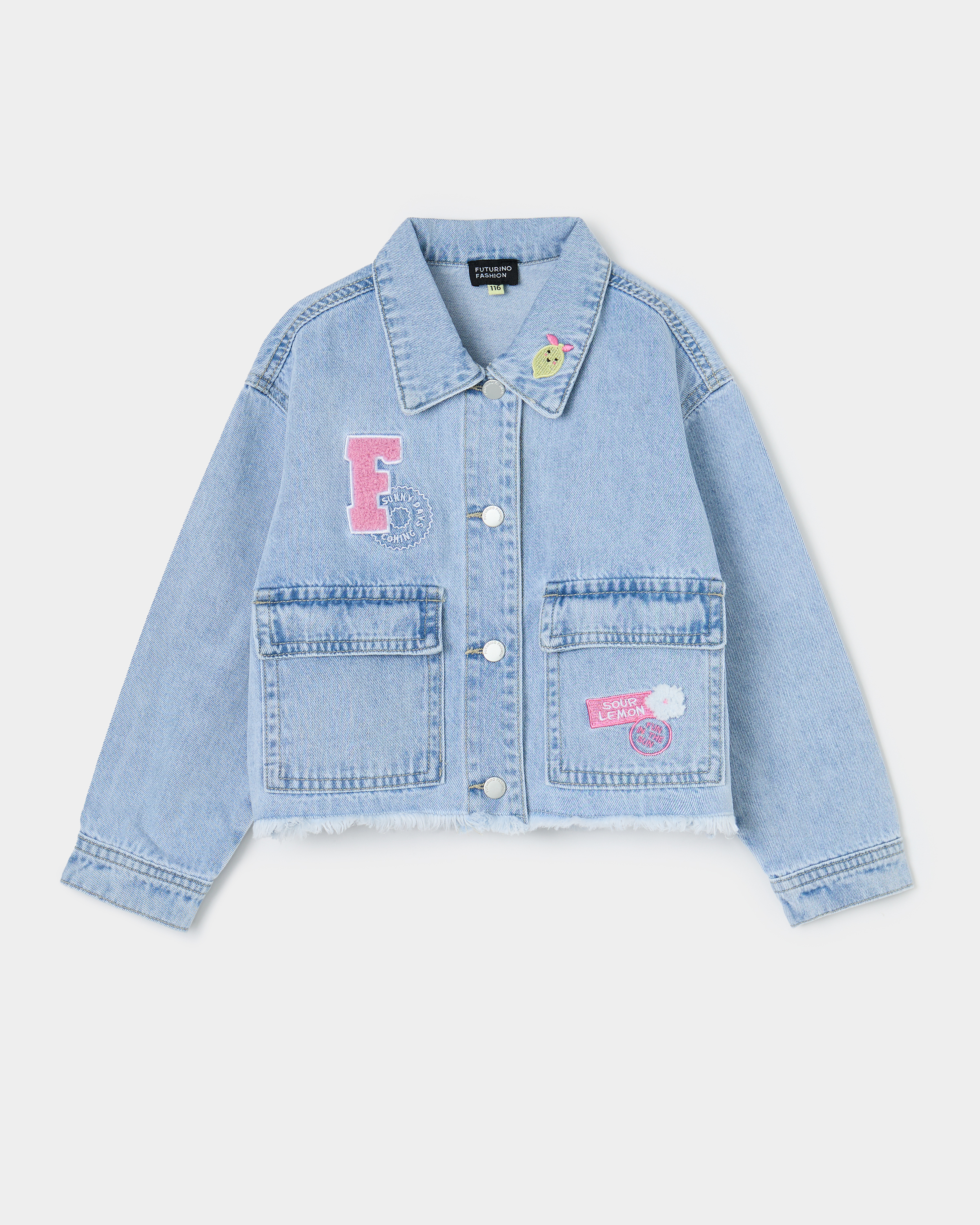 Джинсовая куртка Futurino Fashion SS26FF-2GD03kg-55 - фото 2