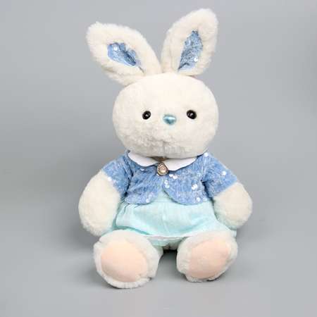 Мягкая игрушка Milo Toys «Little Friend» зайка в синем платье