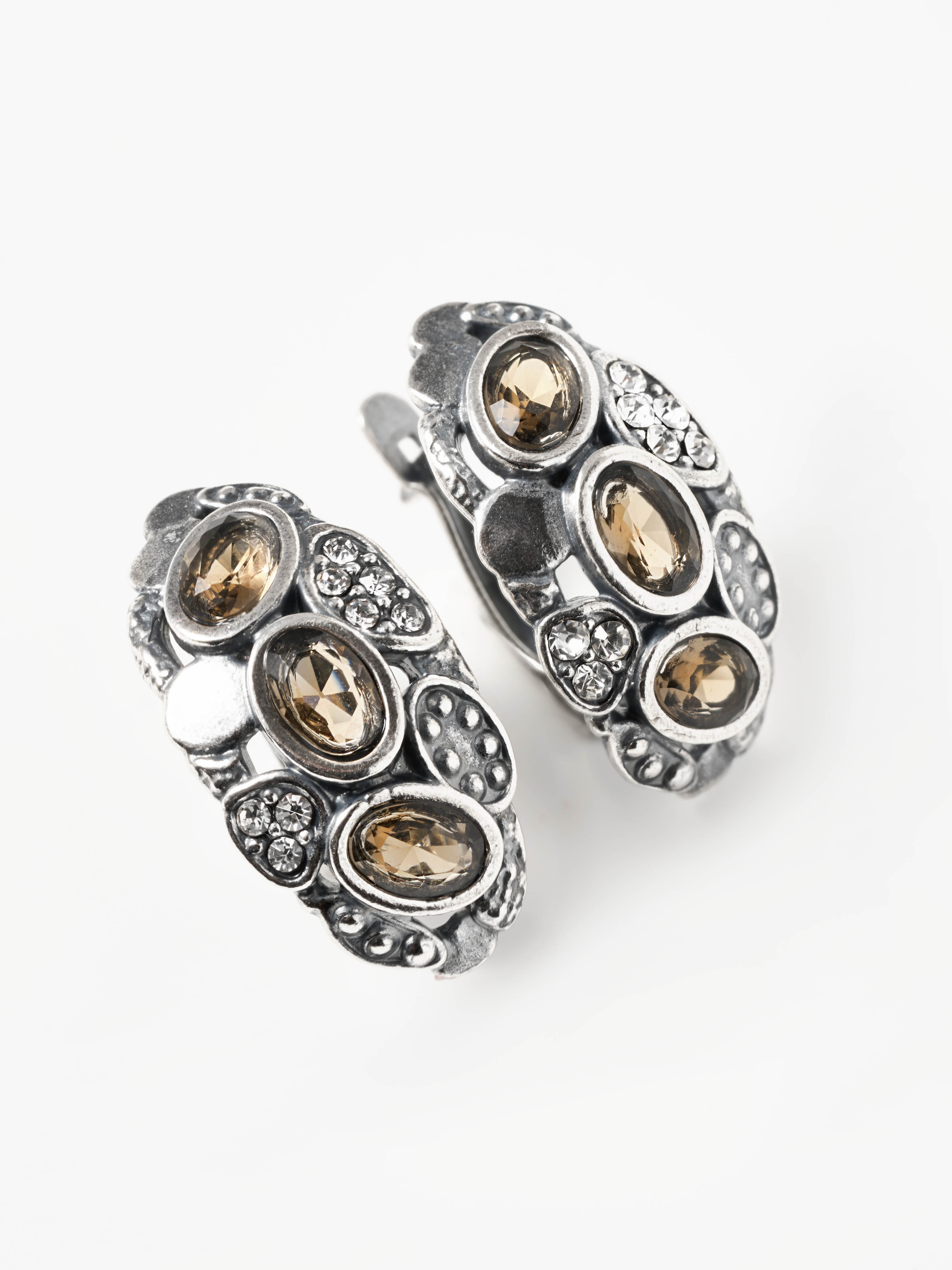 Серьги Shine and Beauty 80138-318-с-раухтопаз - фото 6