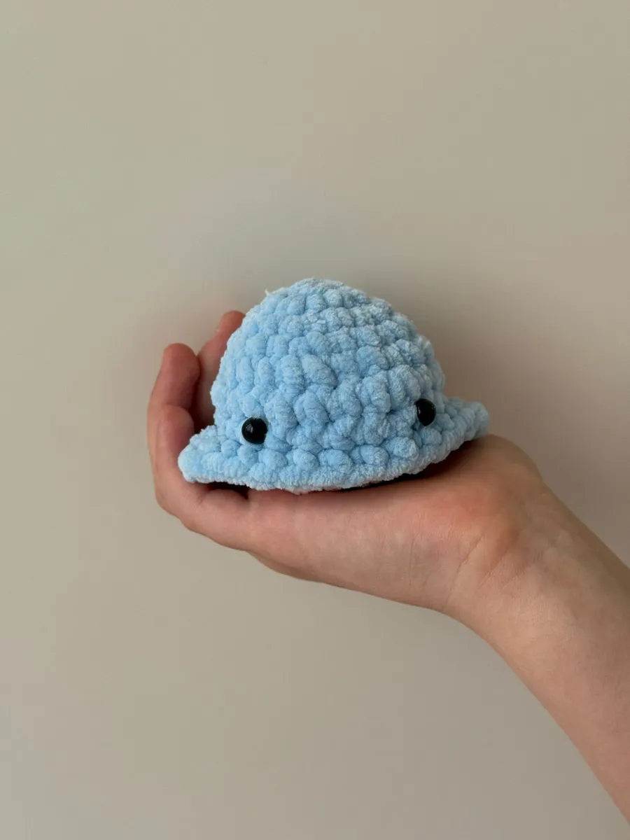 Набор для творчества Effee вязание крючком игрушка Кит - фото 15